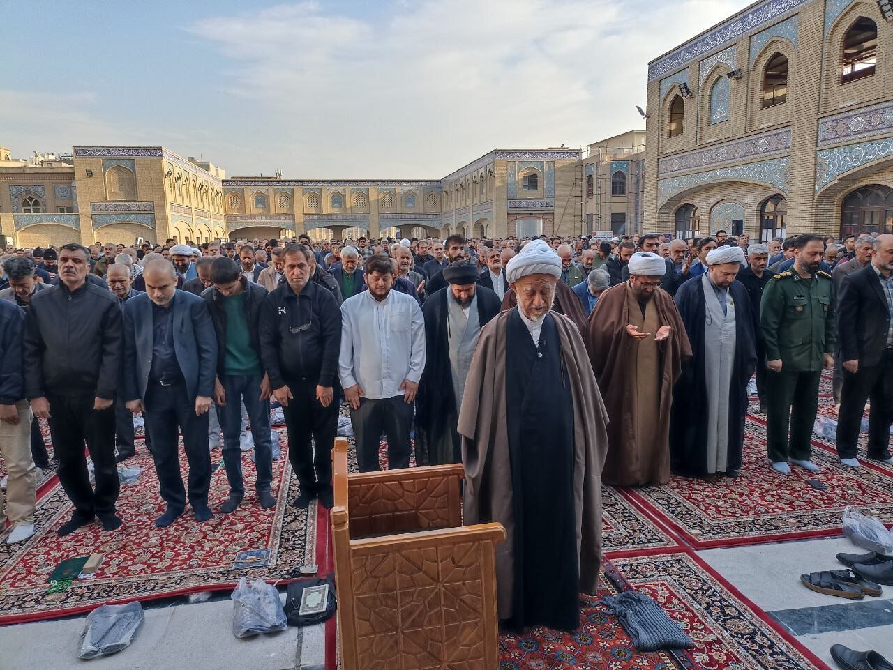 نماز باران در آستان حضرت عبدالعظیم حسنی(ع) اقامه شد