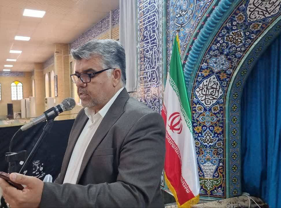 دعا برای درخواست باران در مصلی جمعه گناوه