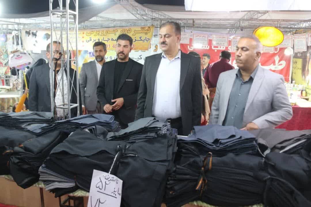 نمایشگاه عرضه مستقیم کالا در برازجان گشایش یافت