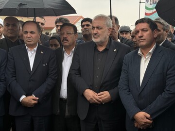 آیین کلنگ‌زنی و آبرسانی با حضور وزیر نیرو و کشاورزی برگزار شد