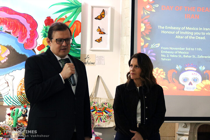 Mexican Embassy in Tehran celebrates Day of the Dead with visual arts exhibition by Iranian artists