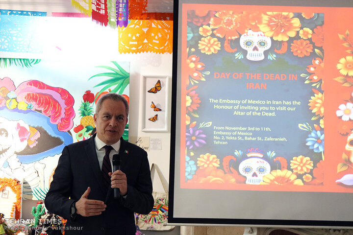 Mexican Embassy in Tehran celebrates Day of the Dead with visual arts exhibition by Iranian artists