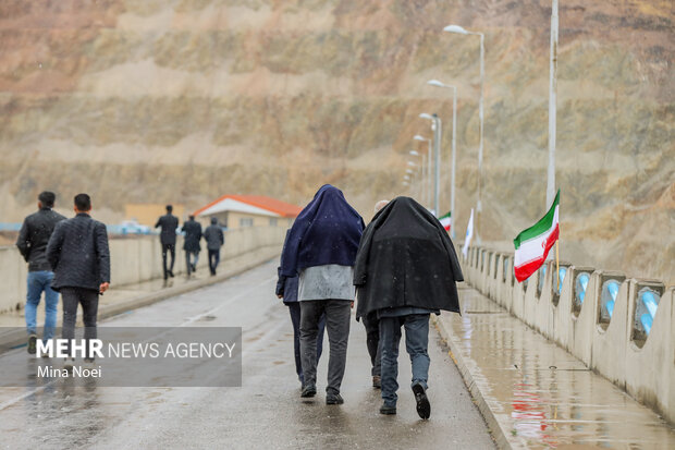 آئین کلنگ زنی طرح آبرسانی سد کلقان با حضور وزرای نیرو و جهاد کشاورزی