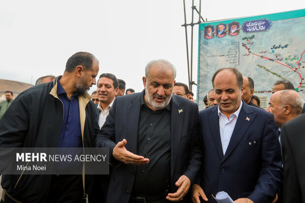 آئین کلنگ زنی طرح آبرسانی سد کلقان با حضور وزرای نیرو و جهاد کشاورزی