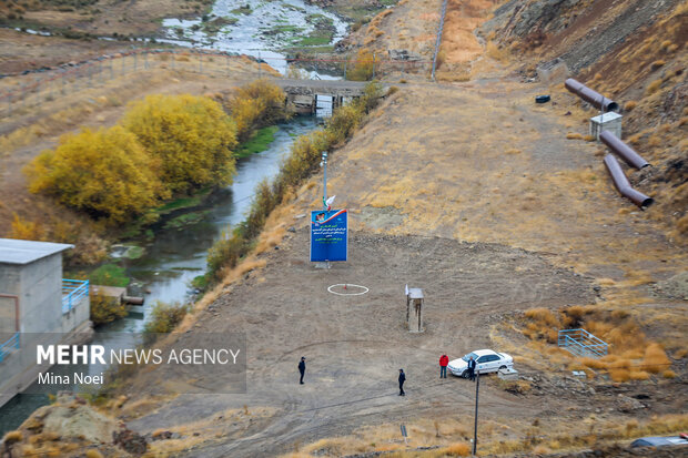 آئین کلنگ زنی طرح آبرسانی سد کلقان با حضور وزرای نیرو و جهاد کشاورزی