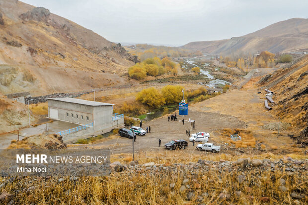 آئین کلنگ زنی طرح آبرسانی سد کلقان با حضور وزرای نیرو و جهاد کشاورزی