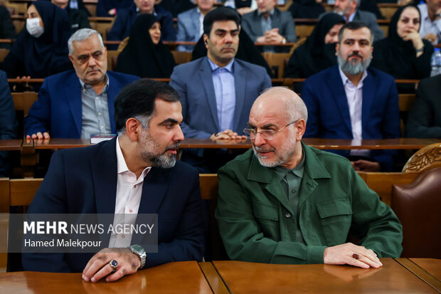 آئین گرامیداشت روز کتاب، کتابدار و کتابخوانی با حضو رئیس مجلس