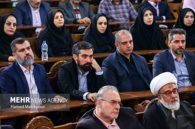 آئین گرامیداشت روز کتاب، کتابدار و کتابخوانی با حضو رئیس مجلس