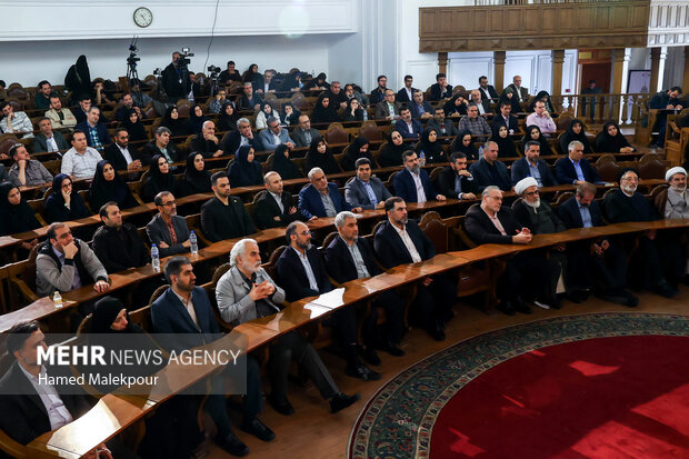 آئین گرامیداشت روز کتاب، کتابدار و کتابخوانی با حضو رئیس مجلس