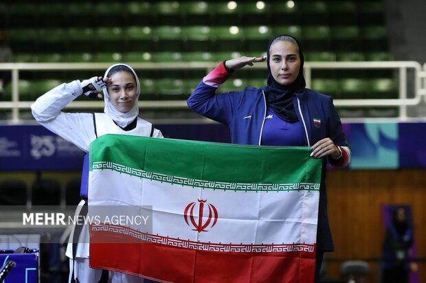 ساینا کریمی تکواندو ایران را طلایی کرد؛ یازدهمین طلا برای ورزش ایران