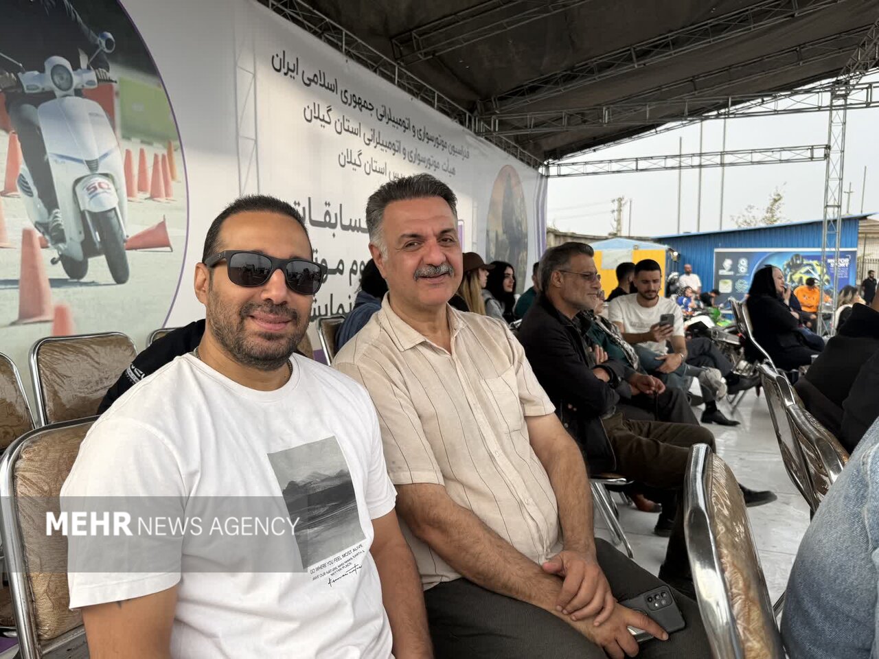 سومین دوره مسابقات اسلالوم موتور در رشت برگزار شد