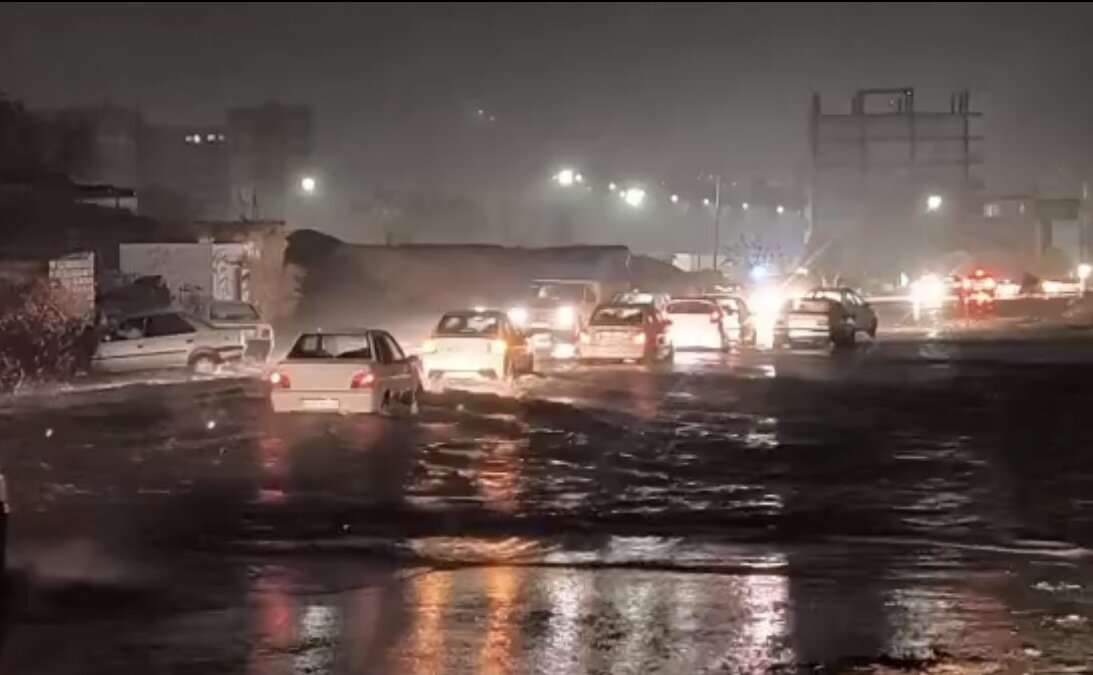 وضعیت بحرانی شهر ایلام بر اثر شدت بارش باران