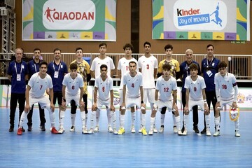 پیروزی تیم فوتسال دانش‌آموزی مقابل نماینده کرواسی