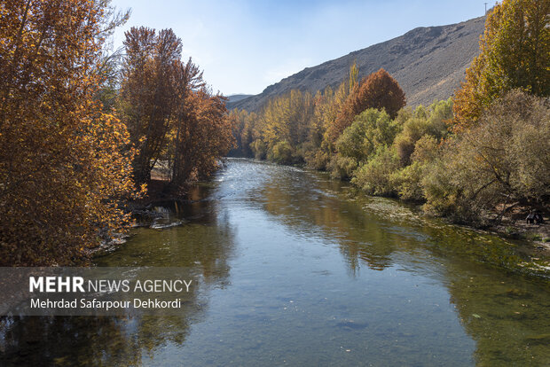 طبیعت پاییزی زاینده رود