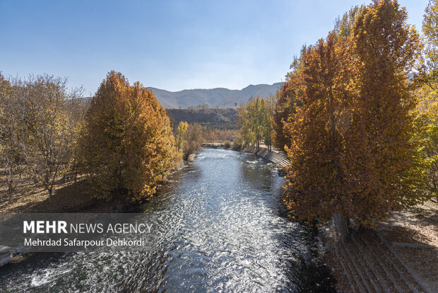 طبیعت پاییزی زاینده رود