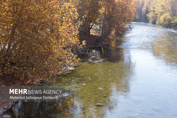 طبیعت پاییزی زاینده رود