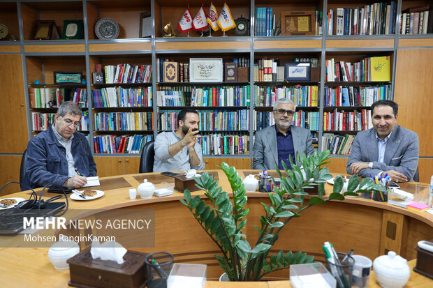 حضور مدیر عامل آبفای تهران در گروه رسانه‌ای مهر