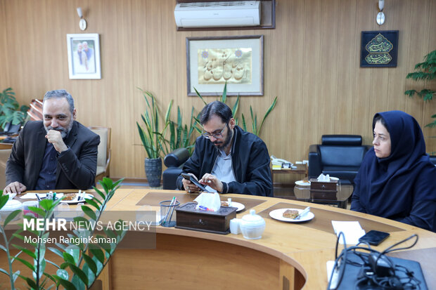 حضور مدیر عامل آبفای تهران در گروه رسانه‌ای مهر