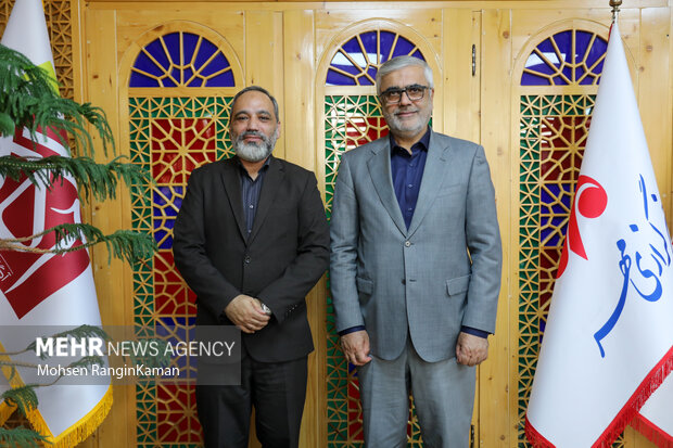 حضور مدیر عامل آبفای تهران در گروه رسانه‌ای مهر