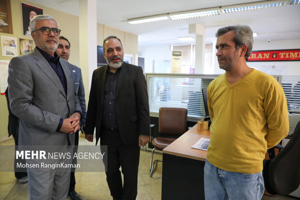 حضور مدیر عامل آبفای تهران در گروه رسانه‌ای مهر