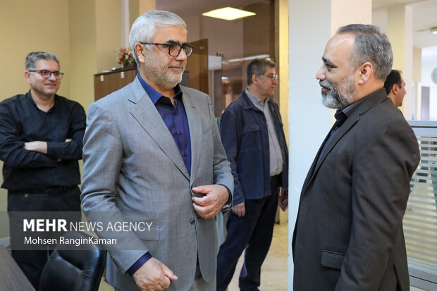 حضور مدیر عامل آبفای تهران در گروه رسانه‌ای مهر