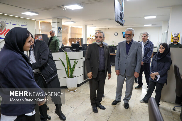 حضور مدیر عامل آبفای تهران در گروه رسانه‌ای مهر