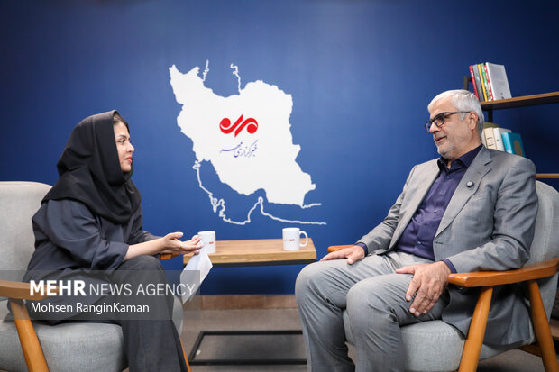 حضور مدیر عامل آبفای تهران در گروه رسانه‌ای مهر