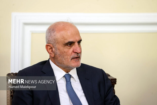 دیدار معاون سیاسی رئیس مجلس لبنان با محمدباقر قالیباف