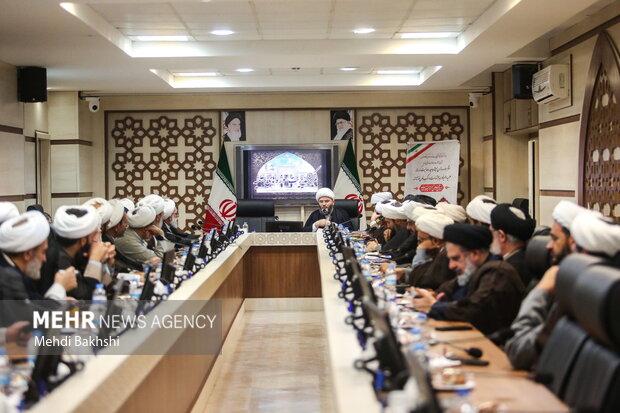 نشست مشترک مسئولان سازمان تبلیغات اسلامی و حوزه علمیه