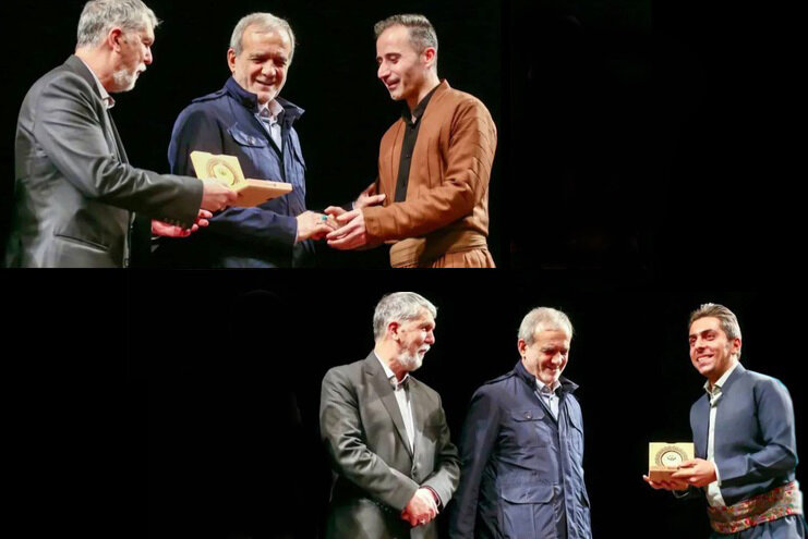 درەوشانەوەی کوردەکان لە ڕێوڕەسمی نەتەوەیی کتێبی ئێران