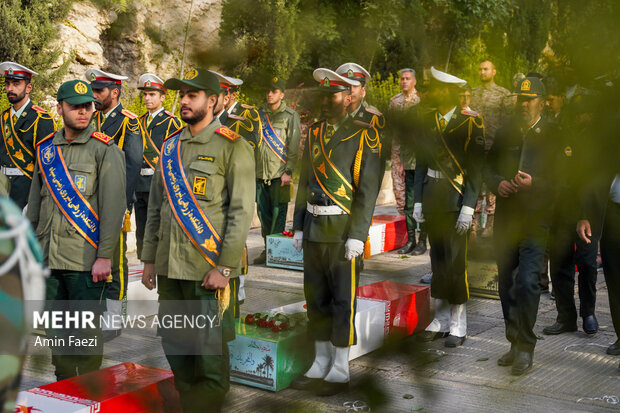 آئین استقبال از شهدای گمنام در شیراز