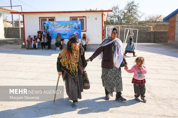 اجرای طرح «نذر خدمت» در روستای محروم کالیمانی خراسان شمالی