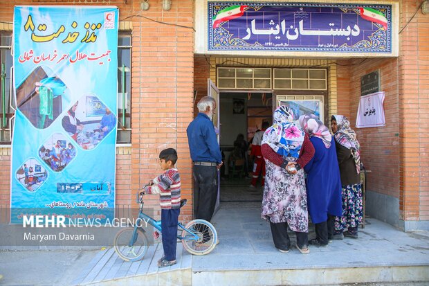 اجرای طرح «نذر خدمت» در روستای محروم کالیمانی خراسان شمالی