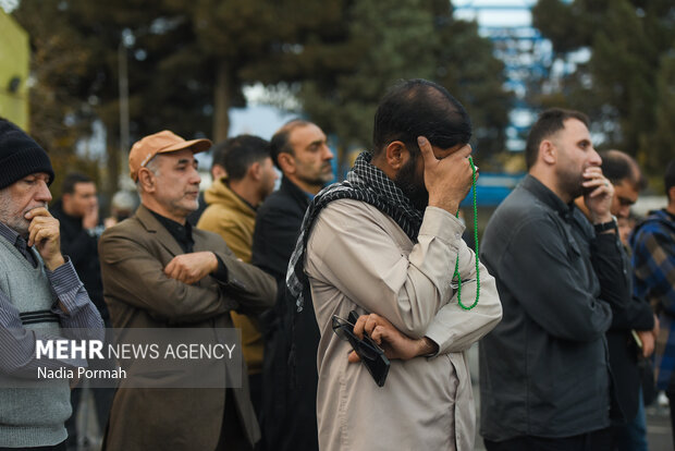 استقبال از ۱۰ شهید گمنام در کرج