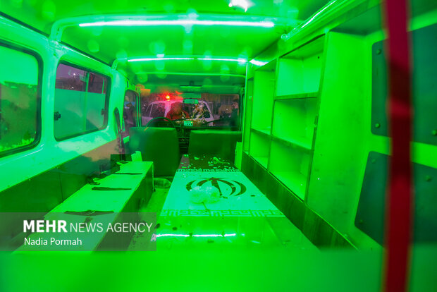 استقبال از ۱۰ شهید گمنام در کرج