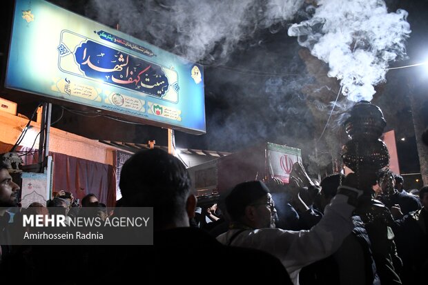 مراسم استقبال از پیکر شهدای گمنام در بیرجند