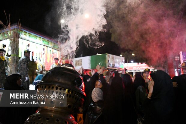 مراسم استقبال از پیکر شهدای گمنام در بیرجند