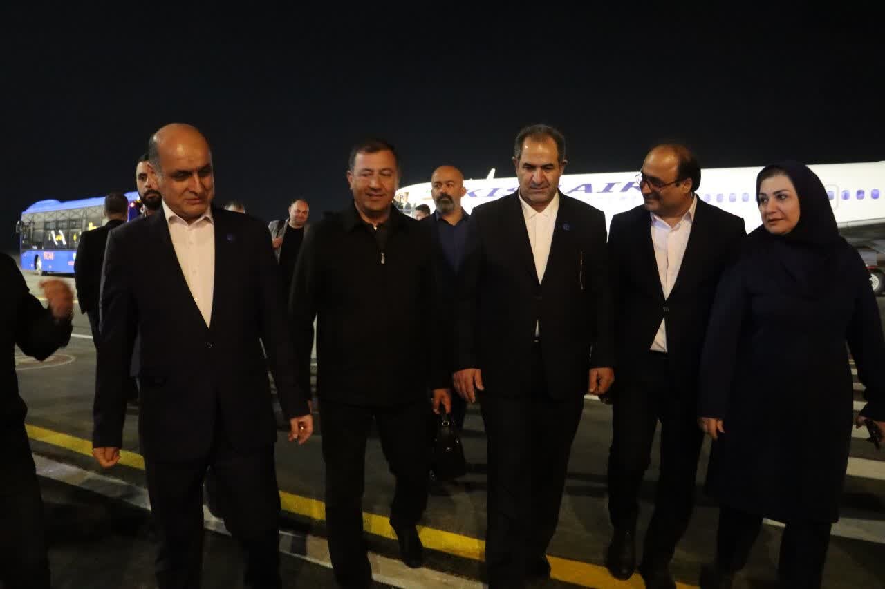 استاندار بالکان ترکمنستان وارد گیلان شدند