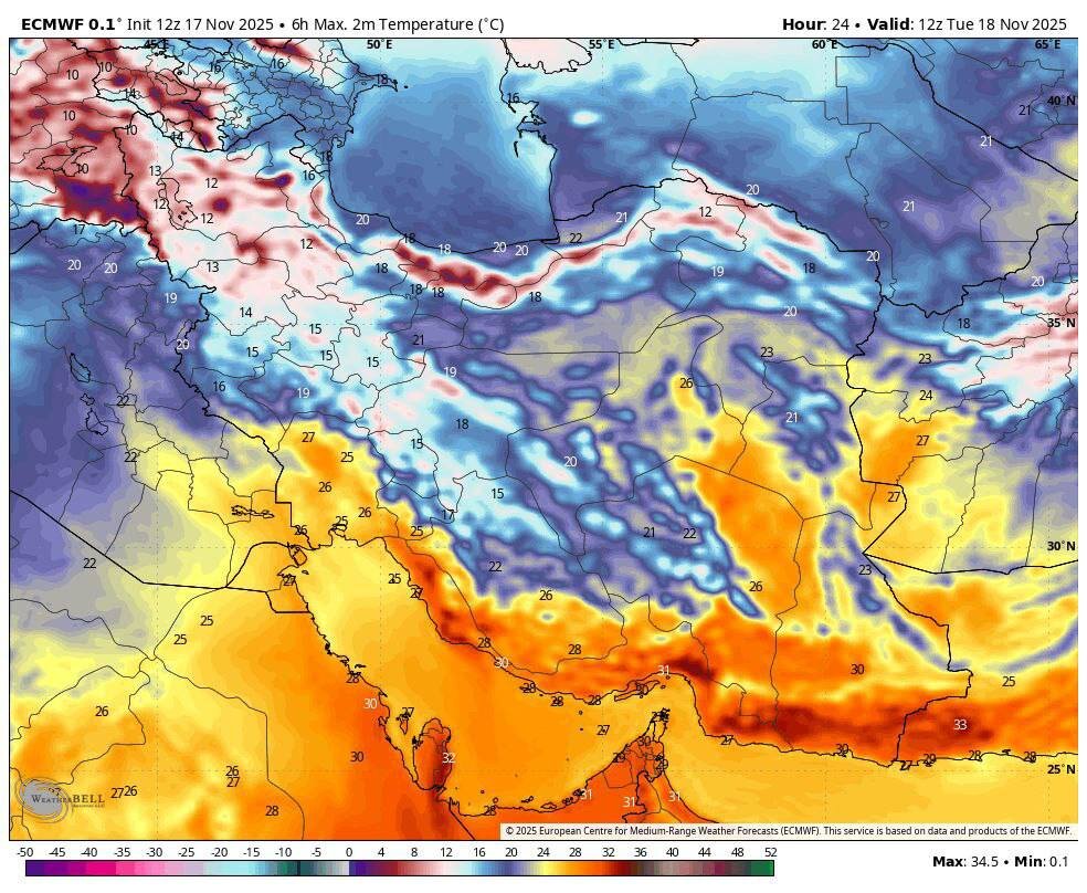 افزايش،باد،آبان،كشور،وزش،بارش،هوا