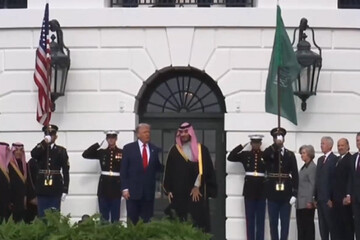 ترامپ و بن‌سلمان دیدار کردند+ فیلم