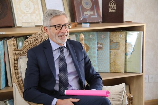 سفیر فرانسه با رئیس بنیاد ایرانشناسی دیدار کرد