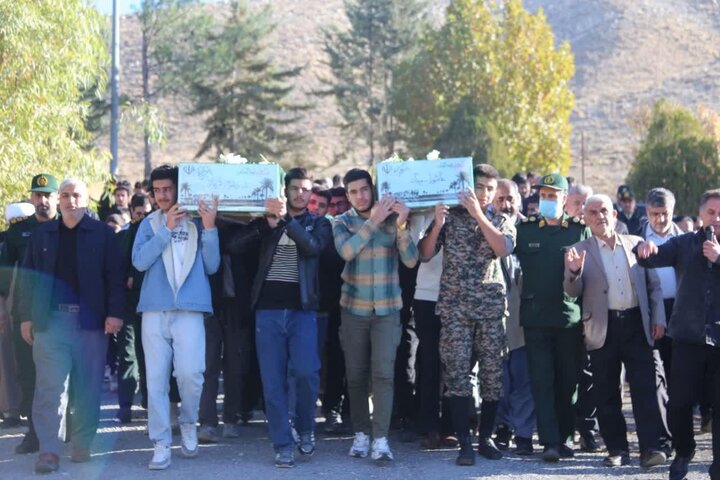 استقبال باشکوه مردم ملکشاهی از پیکر مطهر شهدای گمنام