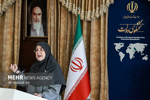 نشست خبری سخنگوی دولت