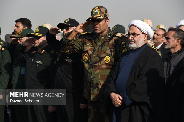 مراسم استقبال از پیکر مطهر ۱۳ شهید گمنام دفاع مقدس در مشهد