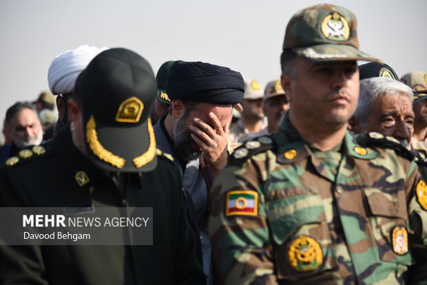 مراسم استقبال از پیکر مطهر ۱۳ شهید گمنام دفاع مقدس در مشهد