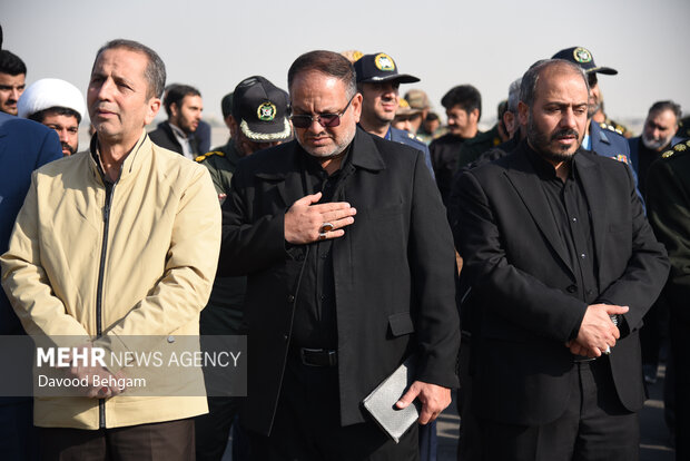 مراسم استقبال از پیکر مطهر ۱۳ شهید گمنام دفاع مقدس در مشهد