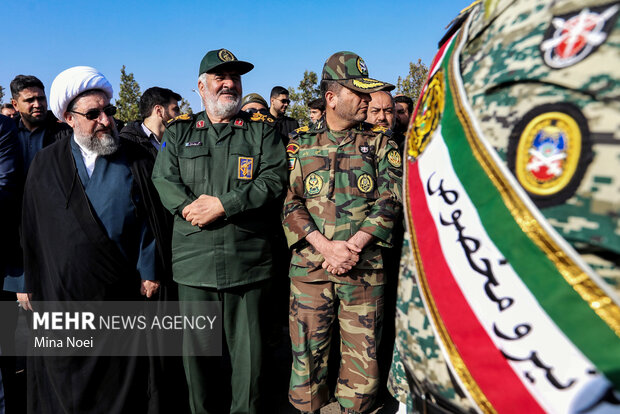 مراسم استقبال از پیکرهای مطهر شهدای گمنام در تبریز