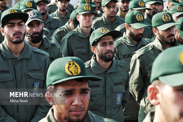 مراسم استقبال از پیکرهای مطهر شهدای گمنام در تبریز