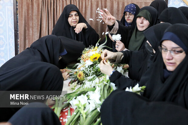 مراسم استقبال از پیکرهای مطهر شهدای گمنام در تبریز