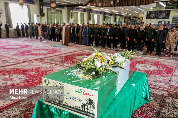 مراسم استقبال از پیکرهای مطهر شهدای گمنام در تبریز
